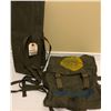 Image 1 : GR OF 2, WW II CANVAS DUFFEL BAG & FIRST AID SACK.