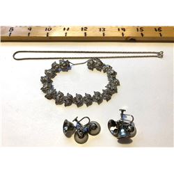 GR OF 3, NECKLACE, BRACELET, EARRINGS