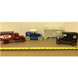 GR OF 3 VINTAGE DIE CAST TRUCK BANKS
