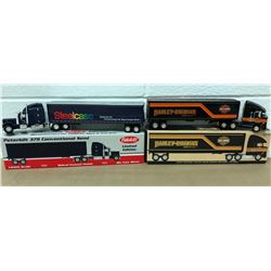 GR OF 2, DIE CAST TOY TRANSPORT TRUCKS - AS NEW