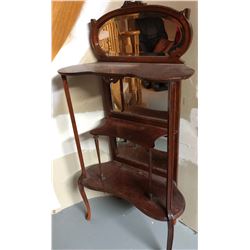 ANTIQUE VICTORIAN MAHOGANY HALL STAND