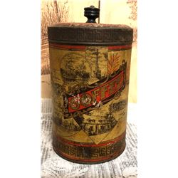 VINTAGE SOUVENIR COFFEE TIN