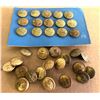 Image 1 : QTY OF RCAF UNIFORM BUTTONS