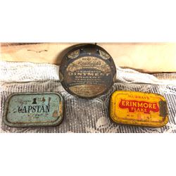 GR OF 3 VINTAGE TINS