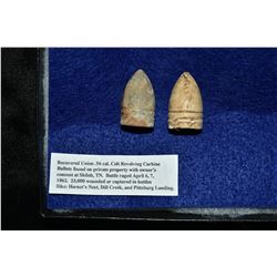 Battle of Shiloh Union Bullets, Civil War