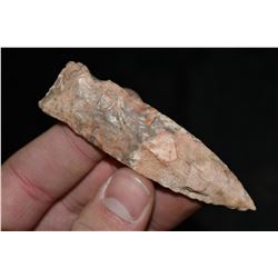 3 1/4" Rice Side Notched Point, Central Missouri Ex Dr