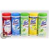 Image 1 : LOT OF NEW LYSOL DISINFECTING WIPES
