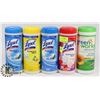 Image 1 : LOT OF NEW LYSOL DISINFECTING WIPES