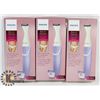 Image 1 : LOT OF 3 NEW  PHILIPS WOMEN'S TRIMMER.
