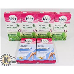 LOT OF 6 NEW WAX STRIPS.