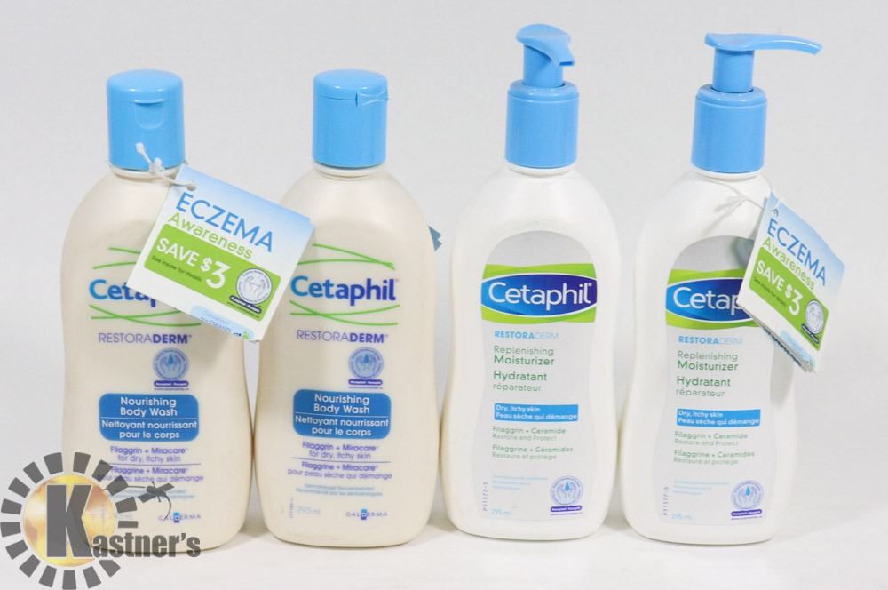 LOT OF NEW CETAPHIL BODY WASH AND MOISTURIZER