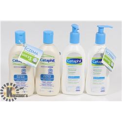 LOT OF NEW CETAPHIL BODY WASH AND MOISTURIZER