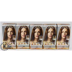 LOT OF 5 ASSORTED GARNIER HAIR DYE