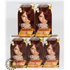 LOT OF 5 NEW GARNIER 560 RED AUBURN HAIR DYE