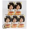 LOT OF 5 NEW GARNIER 40 BROWN HAIR DYE