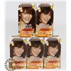 LOT OF 4 NEW GARNIER 40 BROWN HAIR DYE + 1 55 RED