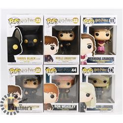 LOT OF 6 ASSORTED FUNKO POP VINYL FIGURES.