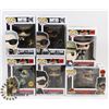LOT OF 6 ASSORTED FUNKO POP VINYL FIGURES.