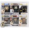 LOT OF 6 ASSORTED FUNKO POP VINYL FIGURES.