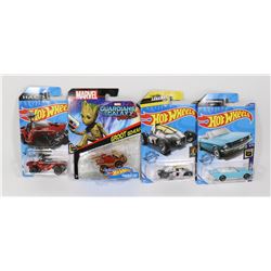 LOT OF HOT WHEELS COLLECTORS ISSUE CARS, MARVEL,