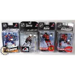 LOT OF 4 ASSORTED HOCKEY FIGURES