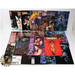 LOT OF NOSTALGIC ASSORTED COMIC BOOKS.