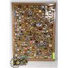 Image 1 : VINTAGE LARGE DISPLAY OF PINS 1970'S-80'S