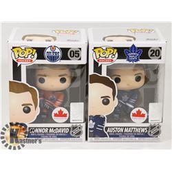 LOT OF 2 POP CONNOR MCDAVID & AUSTIN MATTHEWS