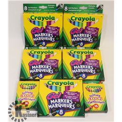 LOT OF ASSORTED CRAYOLA