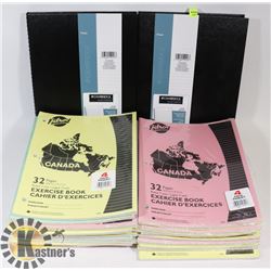 LOT OF ASSORTED NOTEBOOKS