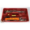 TRAY OF VARIOUS WRENCHES AND MISC TOOLS