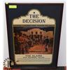 "THE DECISION" FRAMED ALAMO COLLECTIBLE