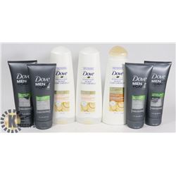 LOT OF MEN'S HAIR SHAMPOO, CONDITIONER AND GEL