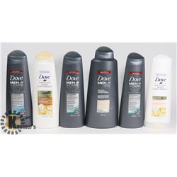 LOT OF MEN'S HAIR SHAMPOO AND CONDITIONER