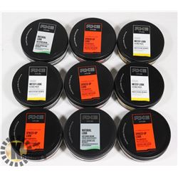 LOT OF ASSORTED HAIR GEL.