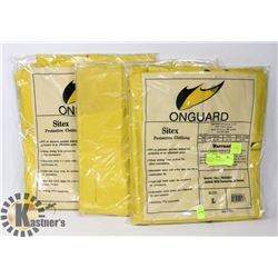 LOT OF 3 SZ LG PROTECTIVE CLOTHING