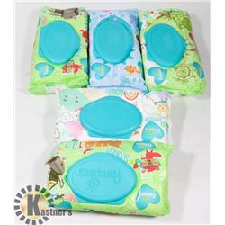 BAG OF ASSORTED WET WIPES