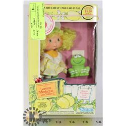 VINTAGE LEMON MERINGUE DOLL WITH FRAPPE PET
