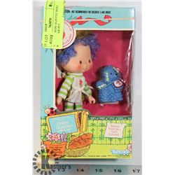 VINTAGE CREPE SUZETTE DOLL WITH ECLAIR PET