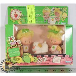 VINTAGE LEM AND ADA DOLLS WITH SUGAR WOOFER PET