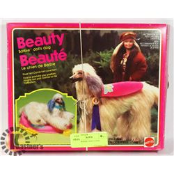 BEAUTY BARBIE DOLL'S DOG.