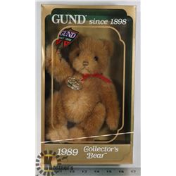GOTTA GETTA GUND 1989 COLLECTOR'S BEAR.
