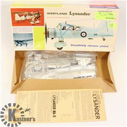 VINTAGE CHROME PLATED LYSANDER MODEL.