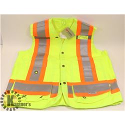 SCOTCHLITE REFLECTIVE VEST SIZE MEDIUM