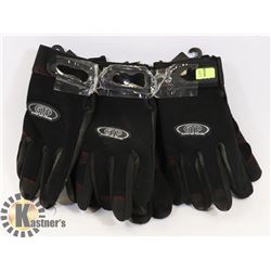 3 PAIRS OF EXCELLENT DEXTERITY SIZE MEDIUM GLOVES.