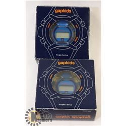 LOT OF 2 GAPKIDS WATCHES