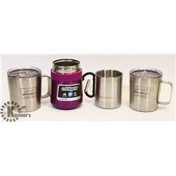 LOT OF 3 EDDIE BAUER STANSTEAL MUGS AND MORE