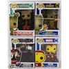 Image 1 : LOT OF 4 ASSORTED MARVEL FUNKO POP VINYL FIGURES.