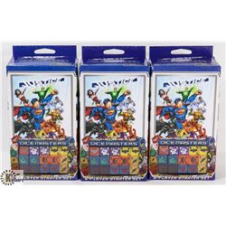 LOT OF 3 JUSTICE LEAGUE 2-PLAYER STARTER SETS.