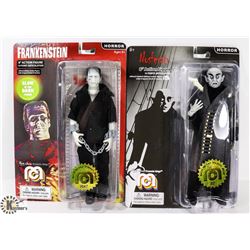 LOT OF 2 HORROR 8" ACTION FIGURES.